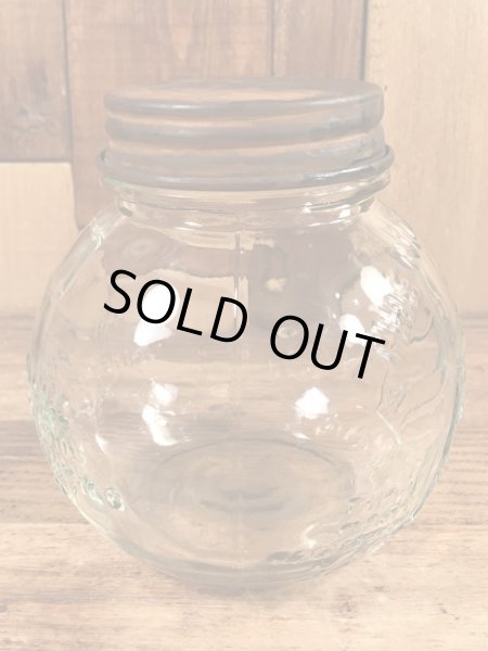 The Nut Houseのナッツが入っていた30〜40年代ビンテージガラスジャー