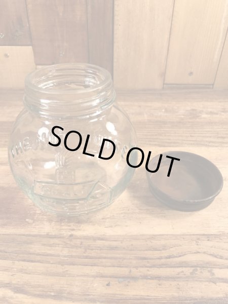 The Nut Houseのナッツが入っていた30〜40年代ビンテージガラスジャー