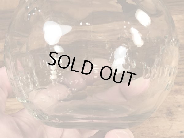 The Nut Houseのナッツが入っていた30〜40’sヴィンテージガラスボトル