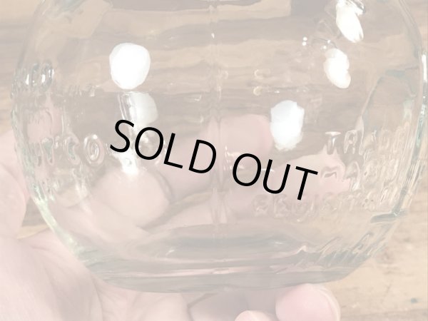 The Nut Houseのナッツが入っていた30〜40’sヴィンテージガラスボトル