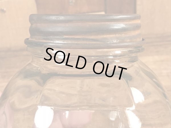 The Nut Houseのナッツが入っていた30〜40年代ビンテージガラスジャー