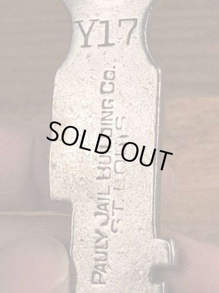 アメリカの刑務所で使われていたジェイル物のビンテージの鍵