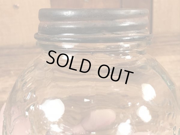 The Nut Houseのナッツが入っていた30〜40年代ビンテージガラスジャー