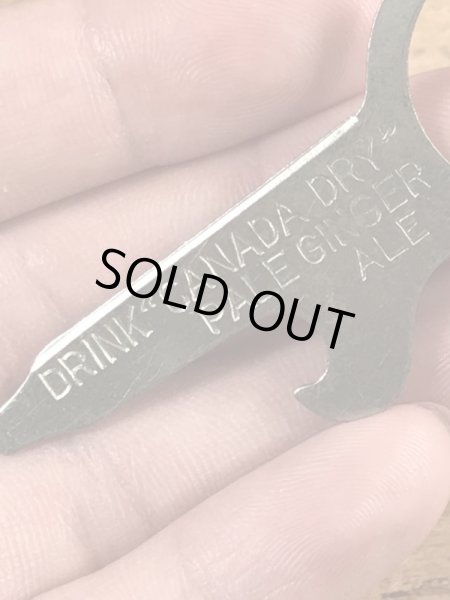 カナダドライジンジャーエールのアンティークのビンテージ栓抜き