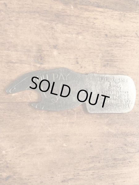 企業物のユーペイのビンテージ栓抜き