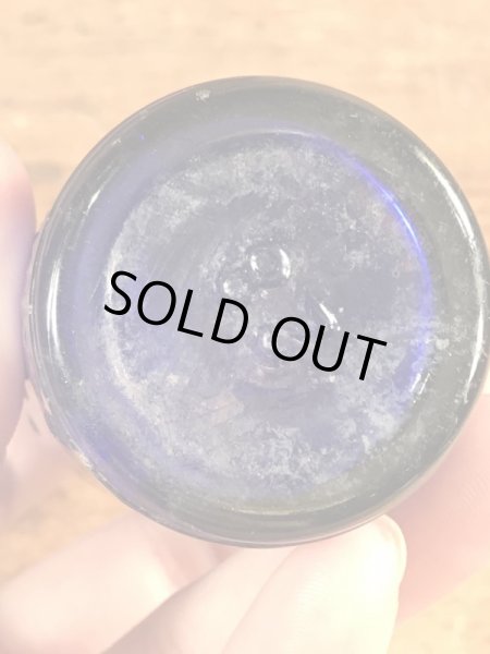 Emerson Drug Co.のBromo-Seltzerのビンテージブルーボトル