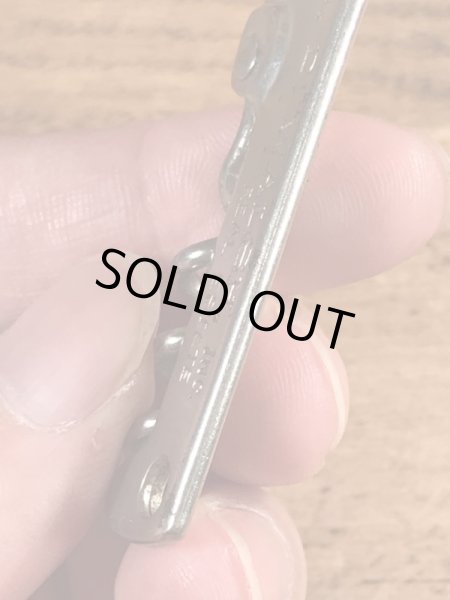 企業物の折り畳みのコークスクリューが付いたヴィンテージボトルオープナー