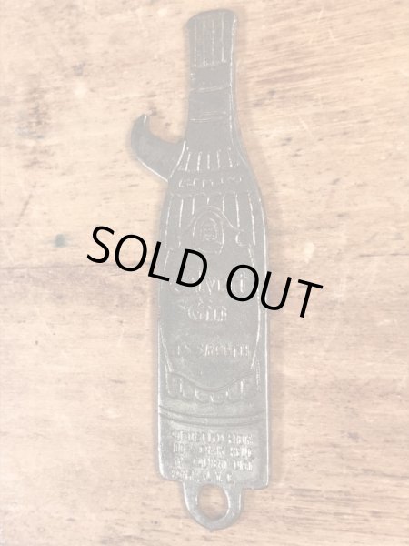 Calvert Ginのボトル型のヴィンテージボトルオープナー