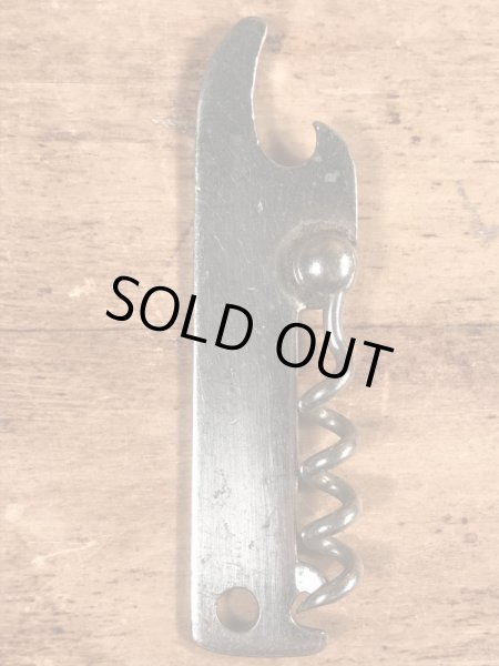 Star Beerの折り畳みのコークスクリューが付いたヴィンテージボトルオープナー