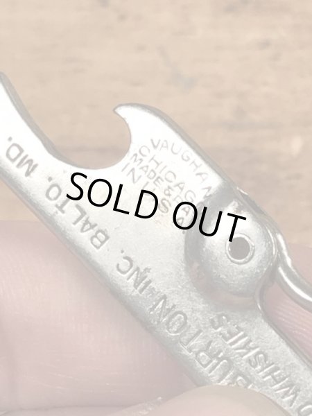 Gallagher & Burtonのウイスキーのヴィンテージボトルオープナー