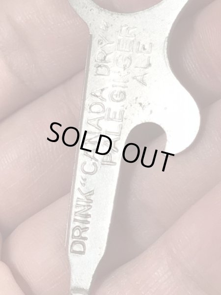 Canada Dry Pale Ginger Aleのポケットツールが付いたヴィンテージボトルオープナー