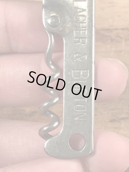 Gallagher & Burtonのウイスキーのヴィンテージボトルオープナー