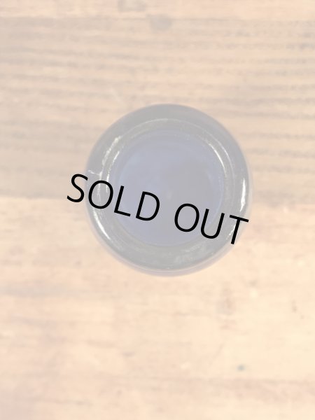 エマーソンドラッグ社製の青色のアンティークの薬瓶