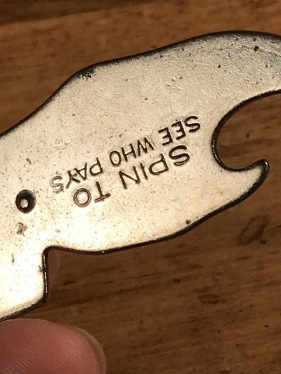 画像1: Earl K. Snow & Co. “You Pay” Bottle Opener　ユーペイ　ビンテージ　ボトルオープナー　栓抜き　1920年代〜