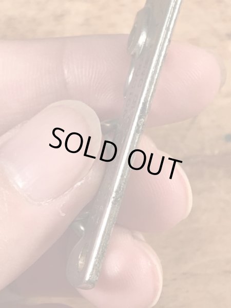 企業物の折り畳みのコークスクリューが付いたヴィンテージボトルオープナー