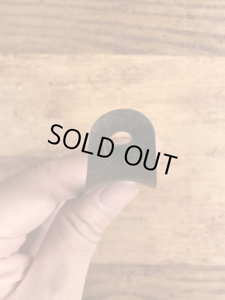 黒ラッカーのメタル製のビンテージ靴ベラ