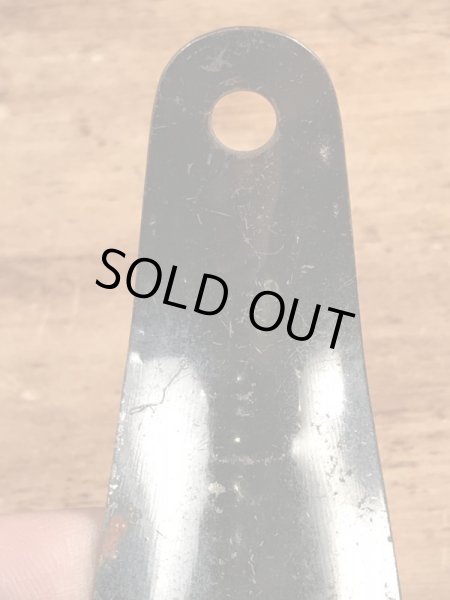 シアーズローバックの黒ラッカーのビンテージ靴ベラ