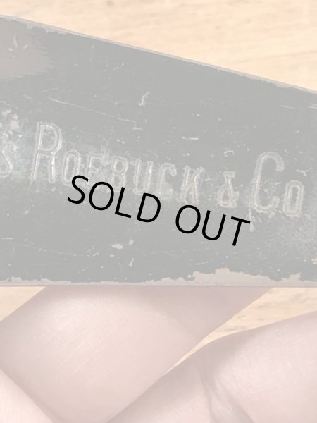 Sears Roebuck & Co.の黒ラッカーのヴィンテージシューホーン