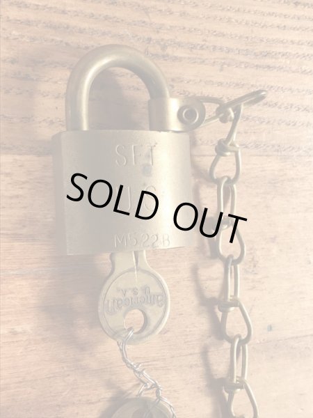 Set U.S.のミリタリー物のビンテージ南京錠