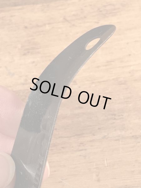 シアーズローバックの黒ラッカーのビンテージ靴ベラ