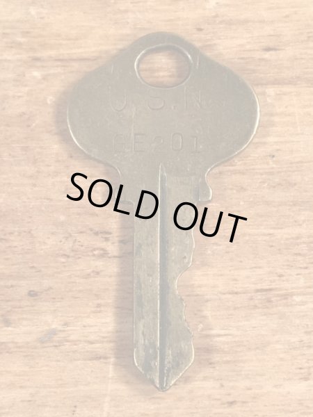 Sargent社製のU.S.N.のヴィンテージパドロックキー