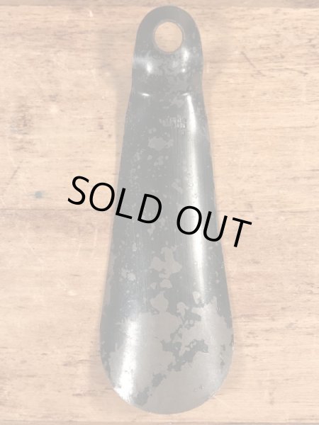 The Newark Shoeの黒ラッカーのヴィンテージシューホーン