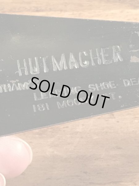 黒ラッカーのメタル製のヴィンテージシューホーン