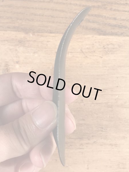 モンゴメリーワードの黒ラッカーのビンテージ靴ベラ