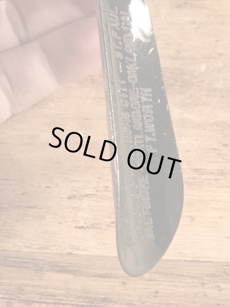 Montgomery Wardの黒ラッカーのヴィンテージシューホーン