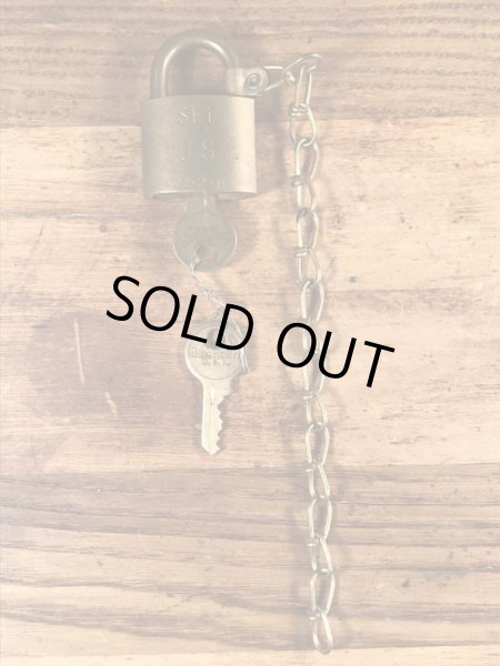 Set U.S.のミリタリー物のビンテージ南京錠