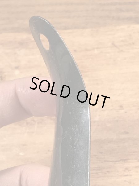 シアーズローバックの黒ラッカーのビンテージ靴ベラ