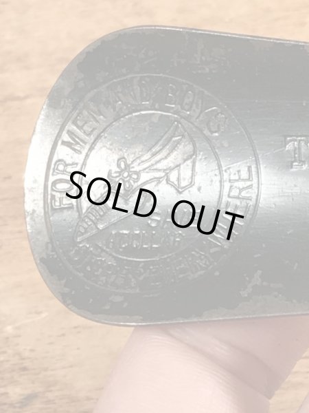 ニューアークシューの黒ラッカーのビンテージ靴ベラ