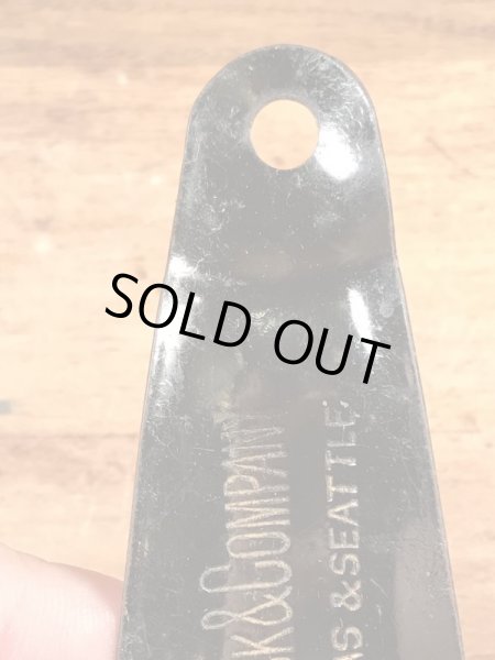 シアーズローバックの黒ラッカーのビンテージ靴ベラ