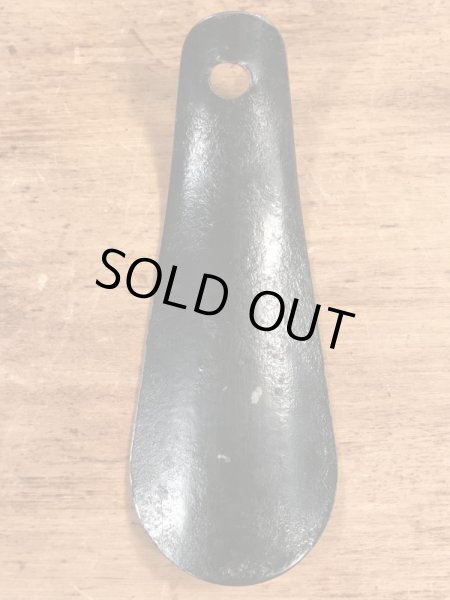 Montgomery Wardの黒ラッカーのヴィンテージシューホーン