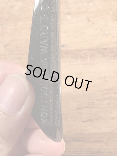 Montgomery Wardの黒ラッカーのヴィンテージシューホーン