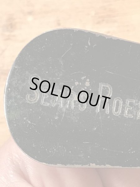 シアーズローバックの黒ラッカーのビンテージ靴ベラ