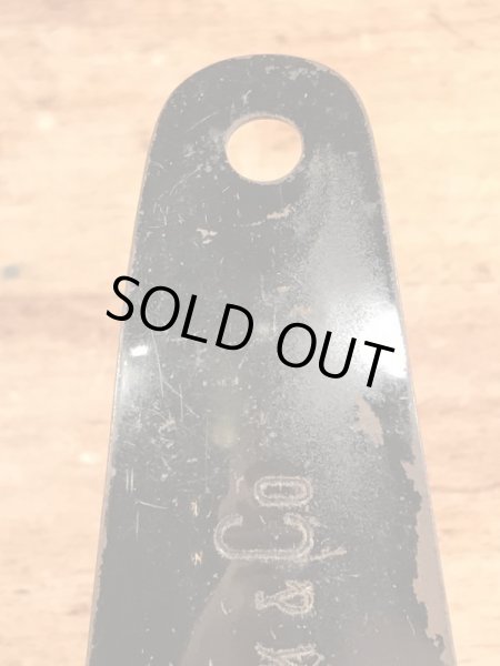 シアーズローバックの黒ラッカーのビンテージ靴ベラ