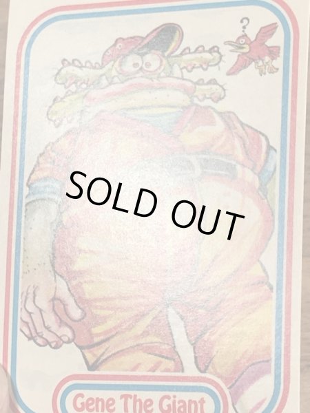 LEAF社製のベースボールモンスターの80年代ビンテージシールカード