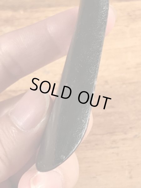 Montgomery Wardの黒ラッカーのヴィンテージシューホーン