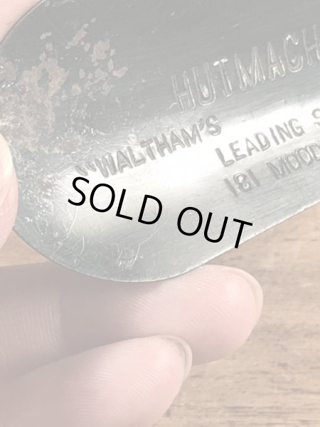 黒ラッカーのメタル製のビンテージ靴ベラ