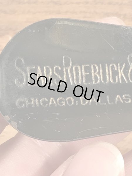 シアーズローバックの黒ラッカーのビンテージ靴ベラ