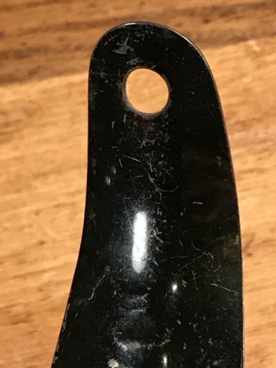 画像1: Sears Roebuck & Co. Black Shoe Horn　黒ラッカー　ビンテージ　シューホーン　靴ベラ　〜40年代