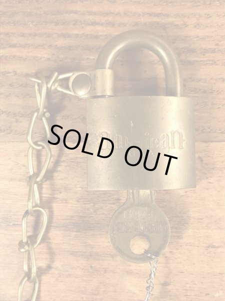 American Lock社製のSet U.S.のヴィンテージパドロックキー