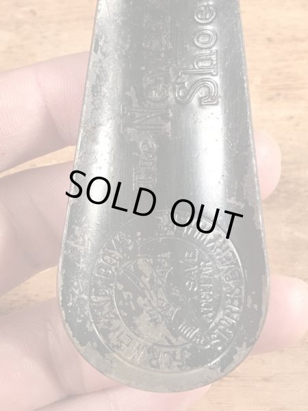 The Newark Shoeの黒ラッカーのヴィンテージシューホーン