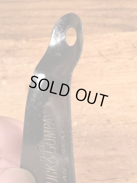 シアーズローバックの黒ラッカーのビンテージ靴ベラ