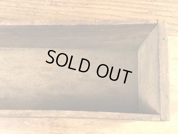 Abbottsのクリームチーズが入っていたビンテージ木箱