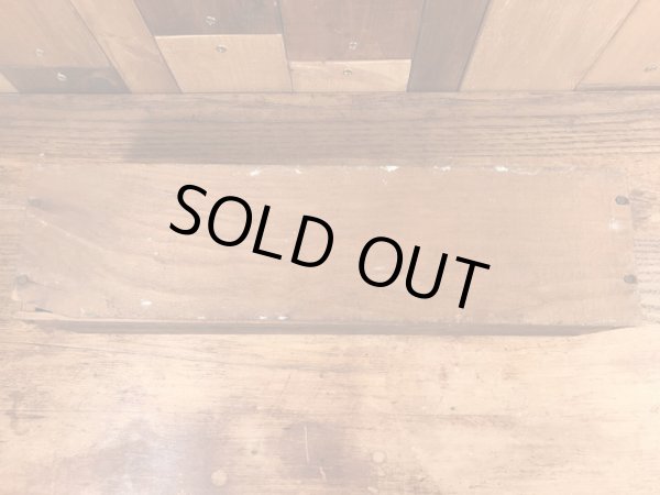 Cloverbloom社製のチーズが入っていたビンテージ木箱