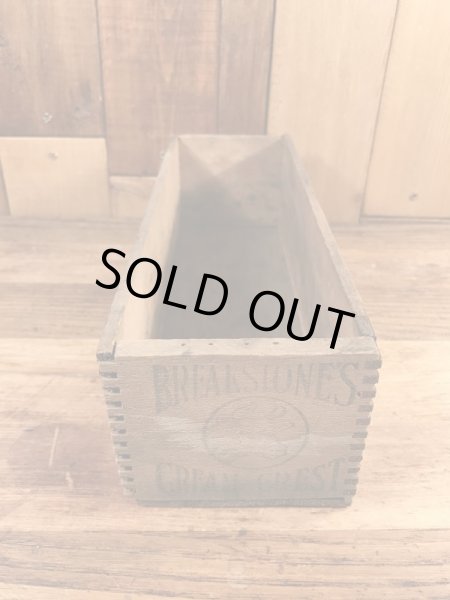 Breakstone'sの木製のヴィンテージチーズボックス