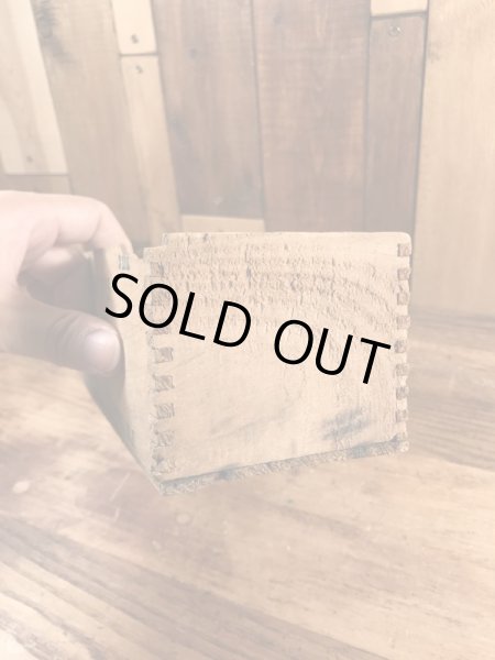 Axelrod'sのクリームチーズが入っていたビンテージ木箱