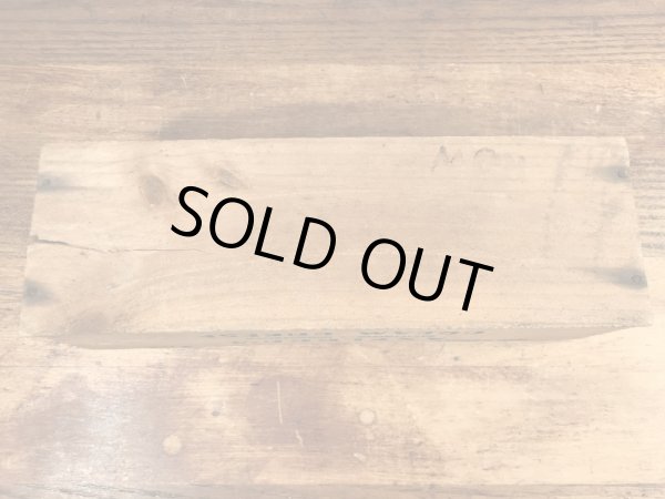 Axelrod'sのクリームチーズが入っていたビンテージ木箱